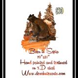 BEAR In Sepia 3D