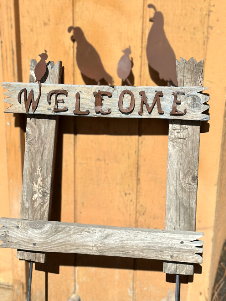 RUSTIC QUAIL WELCOME