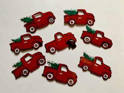 Red Truck ornaments