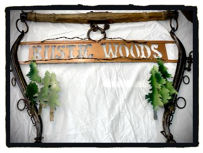 Rustic Woods Custom Sign