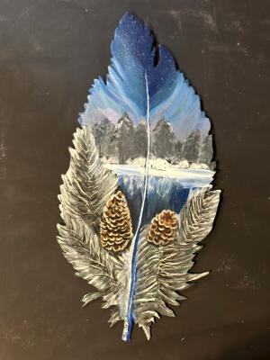 Scenic Winter Wall Hanging Scenic Winter Wall Hanging