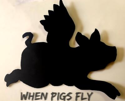 When Pigs Fly!