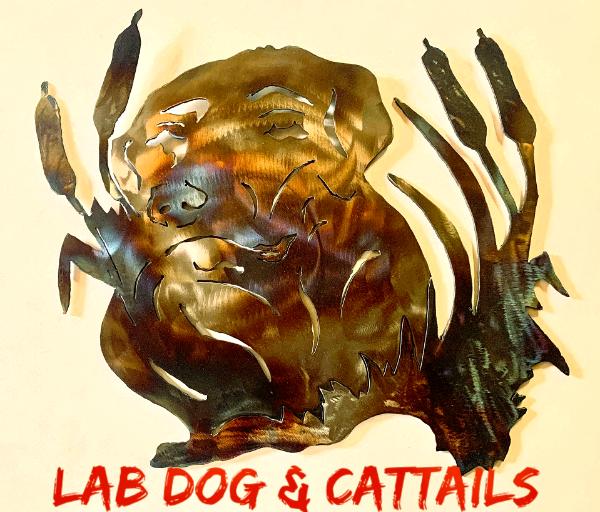 Lab in Cattails
