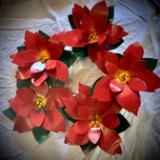 Poinsettia Wreath
