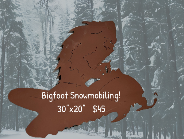 Bigfoot snowmobiling 