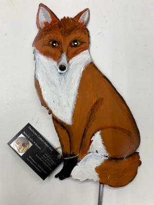 Realistic Fox Sitting