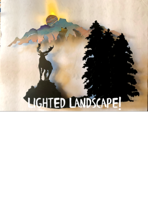 Lighted Mt Landscape 