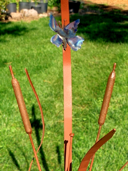 Cattails and Butterfly