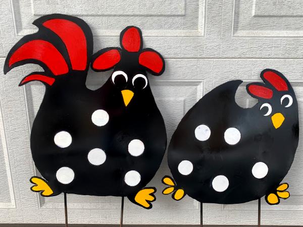 Painted Chickens