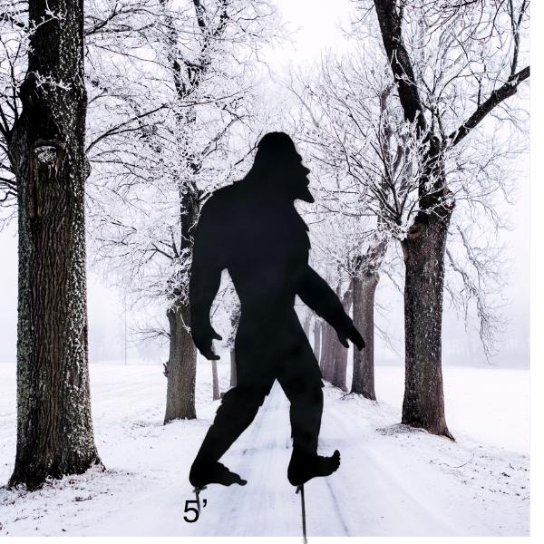 Bigfoot in Snow