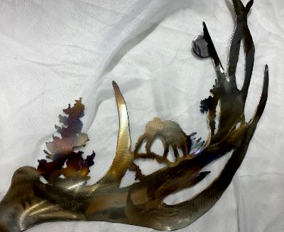 Elk Horn Sculpture 