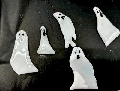 FUSED GLASS GHOSTS